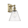 Innovations Lighting Berkshire 12" Tall Wall Sconce Antique Brass / Seedy