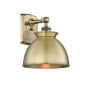 Innovations Lighting Adirondack 12" Tall Wall Sconce Antique Brass