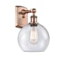 Innovations Lighting Athens 13" Tall Wall Sconce Antique Copper / Seedy
