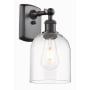 Innovations Lighting Bella 11" Tall Wall Sconce Oil Rubbed Bronze / Clear