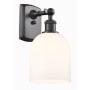 Innovations Lighting Bella 11" Tall Wall Sconce Oil Rubbed Bronze / Glossy White