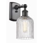 Innovations Lighting Bridal Veil 10" Tall Wall Sconce Oil Rubbed Bronze / Clear