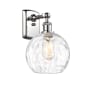 Innovations Lighting Athens 13" Tall Wall Sconce Polished Chrome / Clear Water Glass