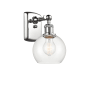 Innovations Lighting Athens 9" Tall Wall Sconce Polished Chrome / Clear