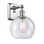Innovations Lighting Athens 13" Tall Wall Sconce Polished Chrome / Seedy