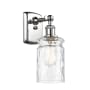 Innovations Lighting Candor 12" Tall Bathroom Sconce Polished Chrome / Clear Waterglass