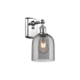 Innovations Lighting Bella 11" Tall Wall Sconce Polished Chrome / Light Smoke