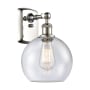 Innovations Lighting Athens 13" Tall Wall Sconce Polished Nickel / Seedy