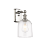 Innovations Lighting Bella 11" Tall Wall Sconce Polished Nickel / Clear