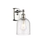 Innovations Lighting Bella 11" Tall Wall Sconce Polished Nickel / Seedy