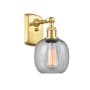 Innovations Lighting Belfast 11" Tall Wall Sconce Satin Gold / Seedy