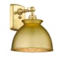 Innovations Lighting Adirondack 12" Tall Wall Sconce Satin Gold
