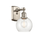 Innovations Lighting Athens 9" Tall Wall Sconce Brushed Satin Nickel / Seedy