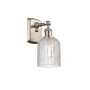 Innovations Lighting Bridal Veil 10" Tall Wall Sconce Brushed Satin Nickel / Clear