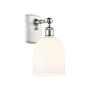 Innovations Lighting Bella 11" Tall Wall Sconce White Polished Chrome / Glossy White