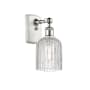 Innovations Lighting Bridal Veil 10" Tall Wall Sconce White Polished Chrome / Clear