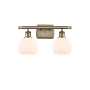 Innovations Lighting Athens 2 Light 16" Wide Vanity Light Antique Brass / Matte White