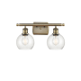 Innovations Lighting Athens 2 Light 16" Wide Vanity Light Antique Brass / Seedy