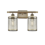 Innovations Lighting Nestbrook 2 Light 16" Wide Vanity Light Antique Brass