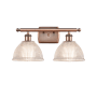 Innovations Lighting Arietta 2 Light 16" Wide Bathroom Vanity Light Antique Copper / Clear