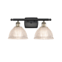 Innovations Lighting Arietta 2 Light 16" Wide Bathroom Vanity Light Black Antique Brass / Clear