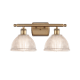 Innovations Lighting Arietta 2 Light 16" Wide Bathroom Vanity Light Brushed Brass / Clear