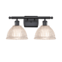 Innovations Lighting Arietta 2 Light 16" Wide Bathroom Vanity Light Matte Black / Clear