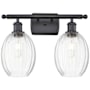 Innovations Lighting Preston 2 Light 17" Wide Vanity Light Matte Black / Clear
