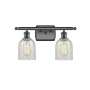 Innovations Lighting Caledonia 2 Light 16" Wide Bathroom Vanity Light Oil Rubbed Bronze / Mouchette
