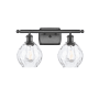 Innovations Lighting Small Waverly 2 Light 16" Wide Bathroom Vanity Light Oil Rubbed Bronze / Clear