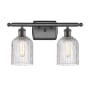 Innovations Lighting Bridal Veil 2 Light 15" Wide Vanity Light Oil Rubbed Bronze / Clear