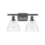Innovations Lighting Bristol 2 Light 18" Wide Vanity Light Oil Rubbed Bronze / Clear