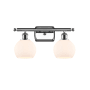 Innovations Lighting Athens 2 Light 16" Wide Vanity Light Polished Chrome / Matte White