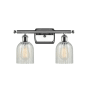 Innovations Lighting Caledonia 2 Light 16" Wide Bathroom Vanity Light Polished Chrome / Mouchette