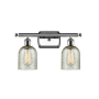 Innovations Lighting Caledonia 2 Light 16" Wide Bathroom Vanity Light Polished Chrome / Mica