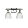 Innovations Lighting Castile 2 Light 16" Wide Bathroom Vanity Light Polished Chrome / Clear