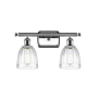 Innovations Lighting Brookfield 2 Light 16" Wide Bathroom Vanity Light Polished Chrome / Clear
