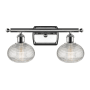 Innovations Lighting Ithaca 2 Light 16" Wide Vanity Light Polished Chrome / Clear Ithaca