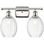 Innovations Lighting Preston 2 Light 17" Wide Vanity Light Polished Nickel / Clear