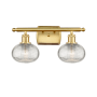 Innovations Lighting Ithaca 2 Light 16" Wide Vanity Light Satin Gold / Clear Ithaca