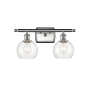 Innovations Lighting Athens 2 Light 16" Wide Vanity Light Brushed Satin Nickel / Clear