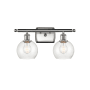 Innovations Lighting Athens 2 Light 16" Wide Vanity Light Brushed Satin Nickel / Seedy