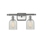 Innovations Lighting Caledonia 2 Light 16" Wide Bathroom Vanity Light Brushed Satin Nickel / Mouchette