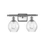 Innovations Lighting Small Waverly 2 Light 16" Wide Bathroom Vanity Light Brushed Satin Nickel / Clear