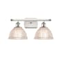 Innovations Lighting Arietta 2 Light 16" Wide Bathroom Vanity Light White and Polished Chrome / Clear