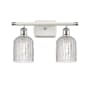 Innovations Lighting Bridal Veil 2 Light 15" Wide Vanity Light White Polished Chrome / Clear