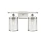 Innovations Lighting Nestbrook 2 Light 16" Wide Vanity Light White / Polished Chrome