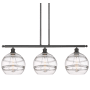 Innovations Lighting Rochester 3 Light 37" Wide Linear Pendant Oil Rubbed Bronze / Clear