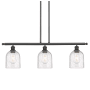 Innovations Lighting Bella 3 Light 36" Wide Linear Pendant Oil Rubbed Bronze / Seedy