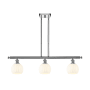 Innovations Lighting White Venetian 3 Light 36" Wide Pendant Polished Chrome / White Venetian
